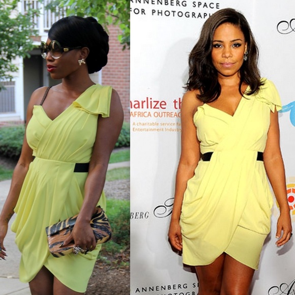 rachel roy yellow dress